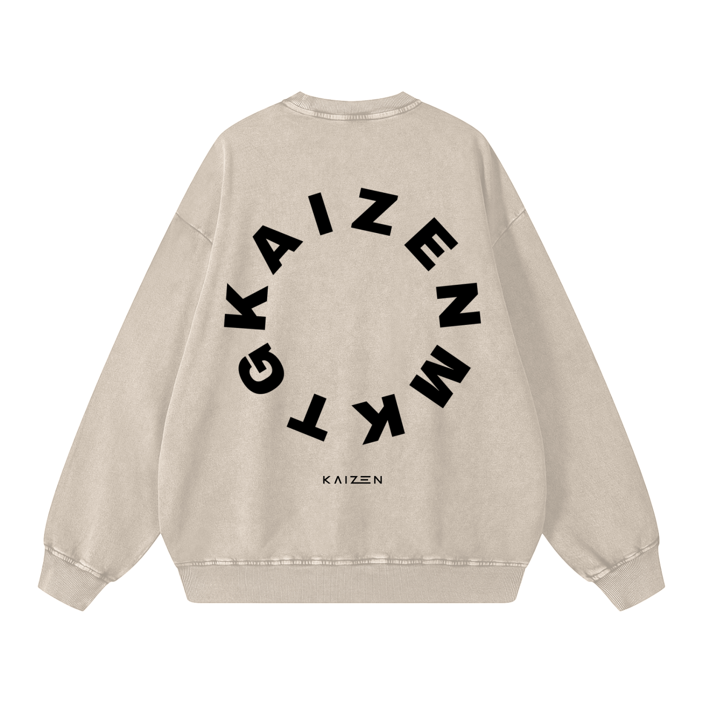 Snow Washed Oversized Sweatshirt