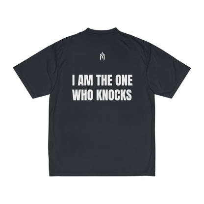 Men's Performance T-Shirt - 'I Am The One Who Knocks'