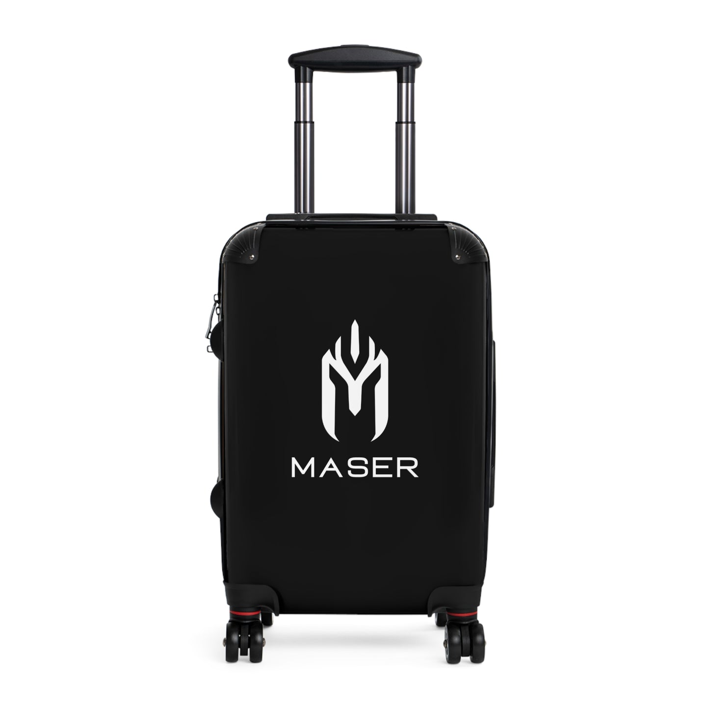 Maser Black Hardshell Suitcase - Stylish Travel Luggage for Adventurers
