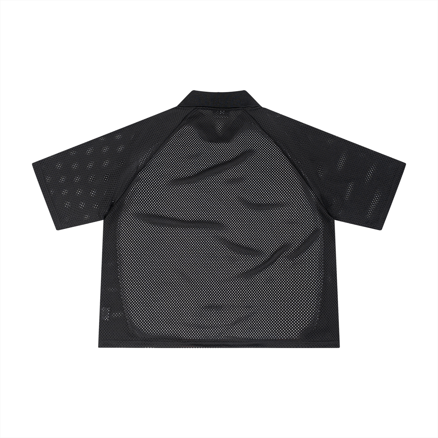 Striped Mesh Boxy Soccer Jersey