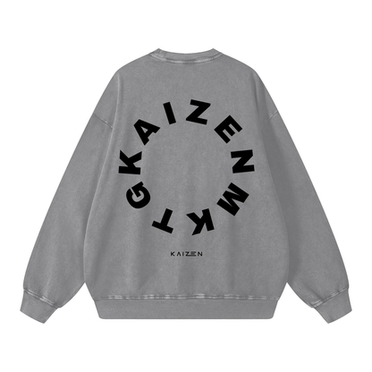 Snow Washed Oversized Sweatshirt