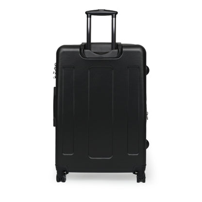 Maser Black Hardshell Suitcase - Stylish Travel Luggage for Adventurers