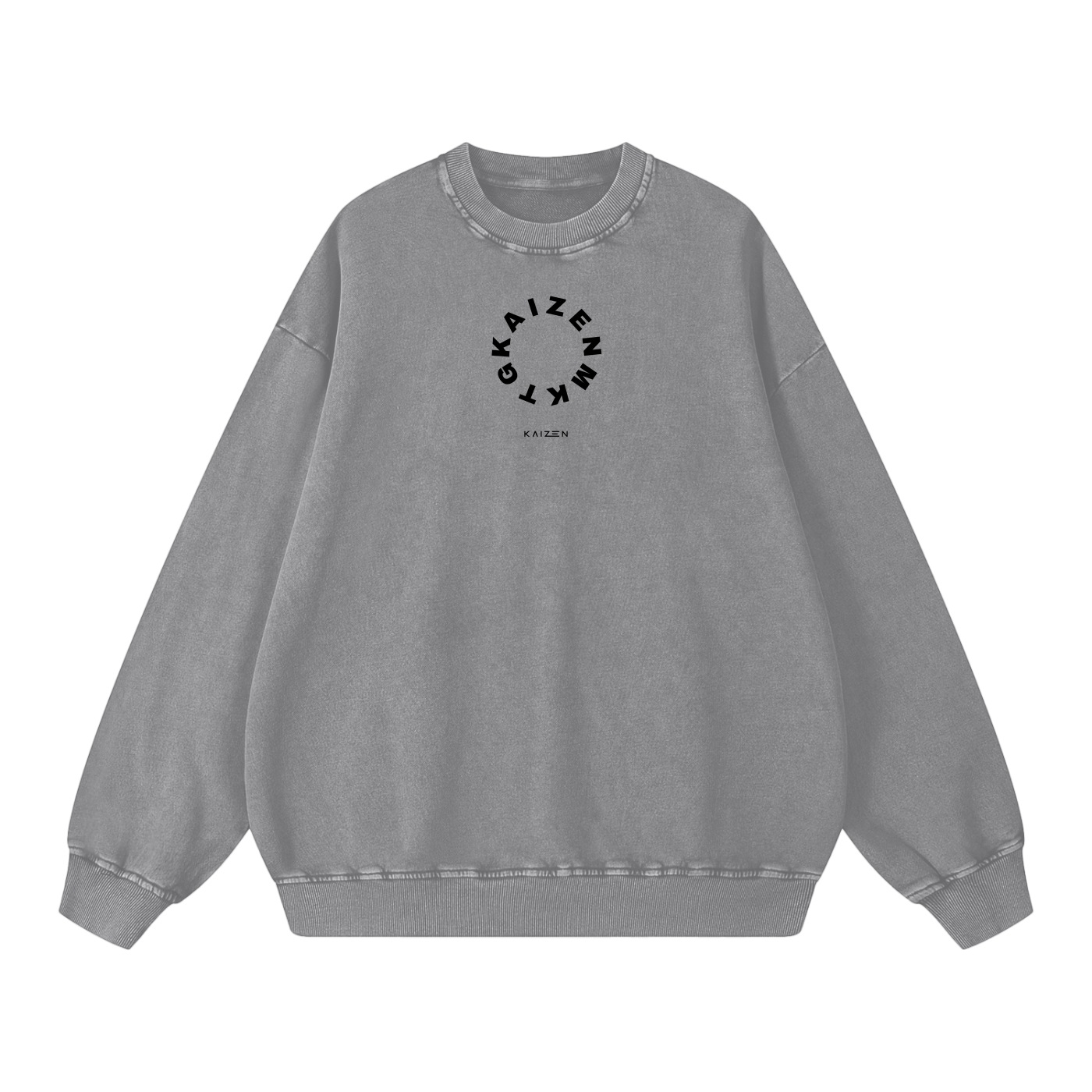 Snow Washed Oversized Sweatshirt