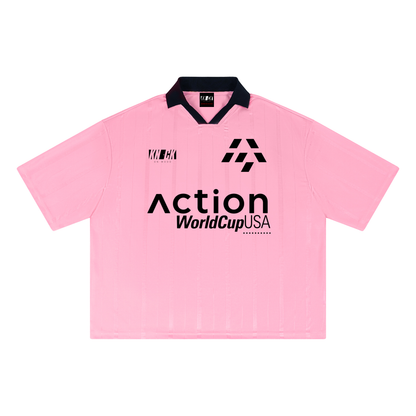 Striped Boxy Soccer Jersey