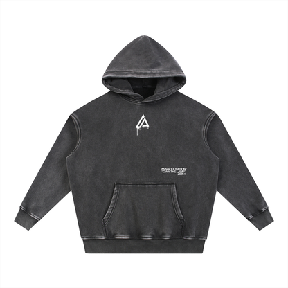 Snow Wash Fleece Oversize Hoodie